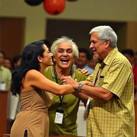 Fred Nicácio e Mileide Mihaile